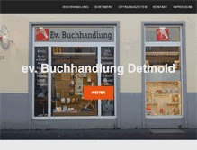 Tablet Screenshot of ev-buchhandlung.de
